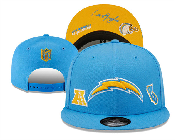 Los Angeles Chargers Stitched Snapback Hats 046